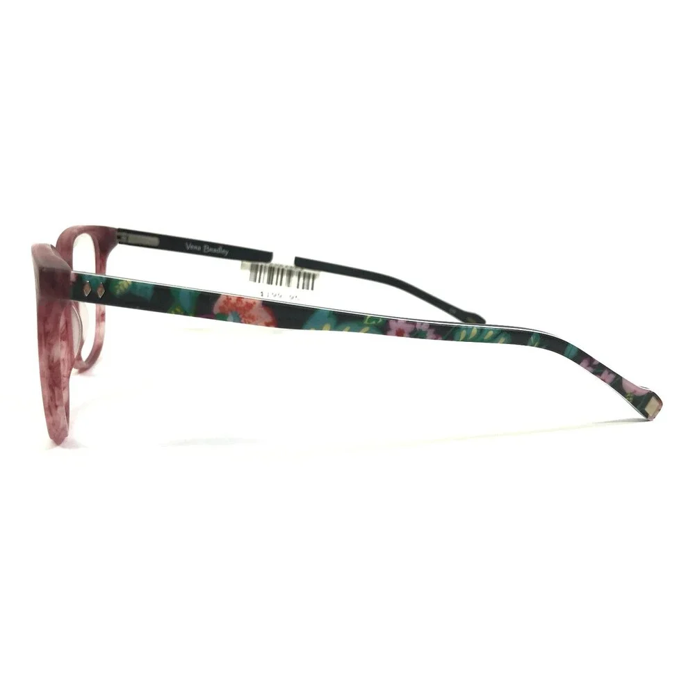 Vera Bradley Eyeglasses Frames Mattie Vines Floral VIF Purple Green 51-18-140